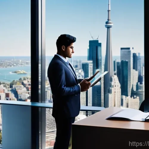 해외 부동산 세금 규정 - **Prompt 1: The Aspiration Amidst Complexity**
    "A person of South Asian descent, dressed in smar...