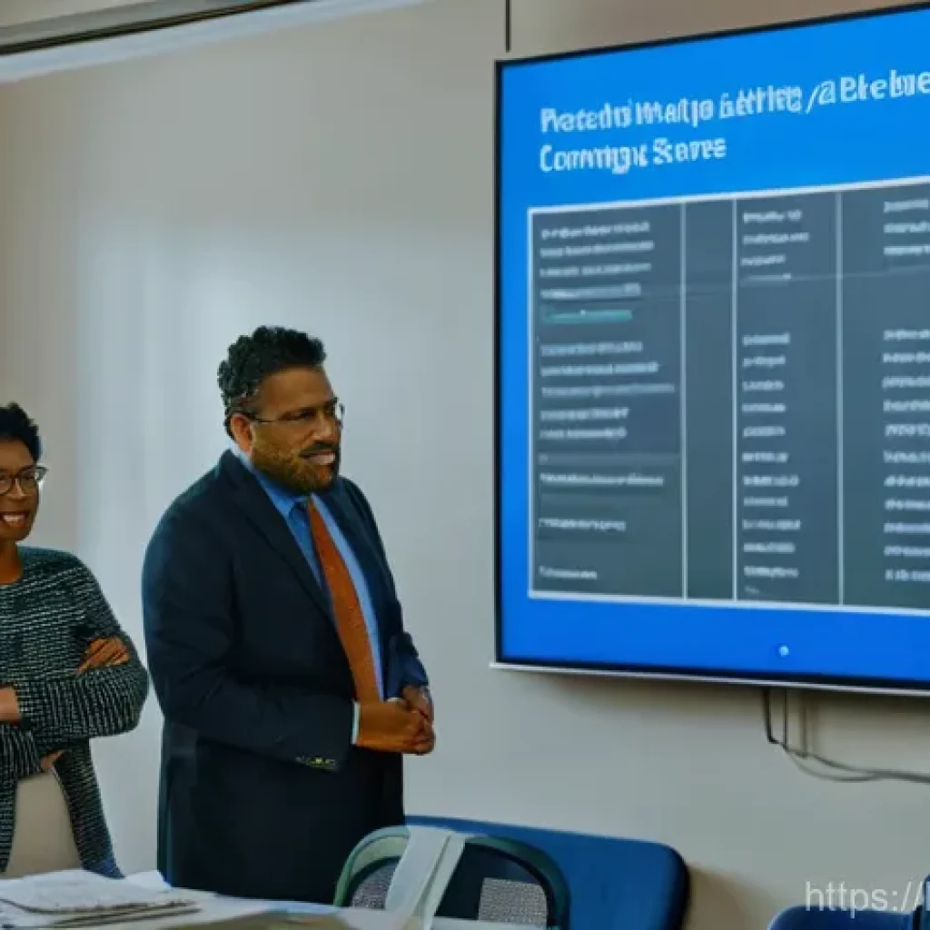 공동주택 관리비와 세금 - A diverse group of apartment residents, including men and women of various ages, are gathered in a c...